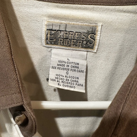 Vintage Express Rider button up - Picture 3 of 3